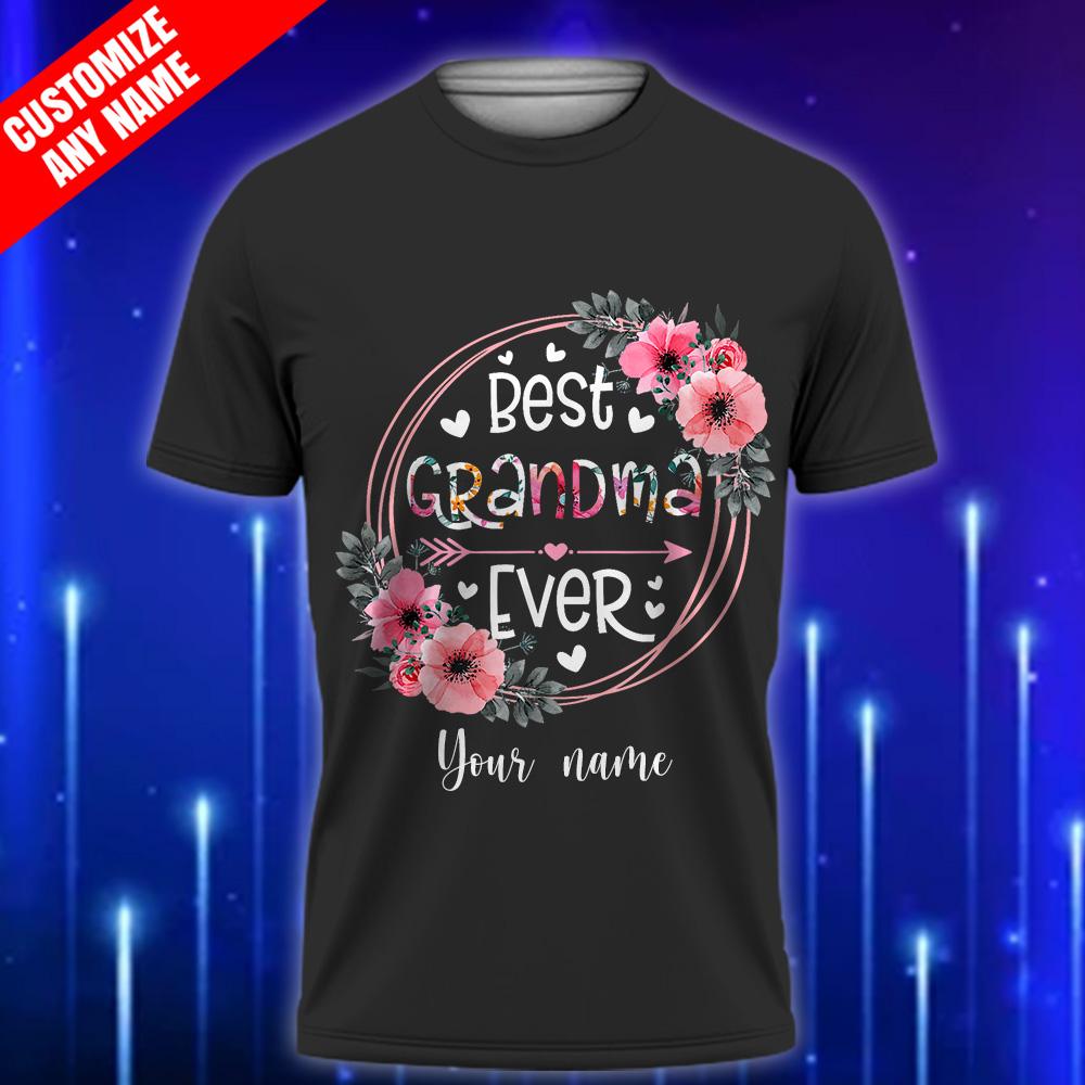 Custom_Grandma_T-Shirt_-_Best_Grandma_Ever_Shirt_E28093_Perfect_Gift_from_Grandkids_Black
