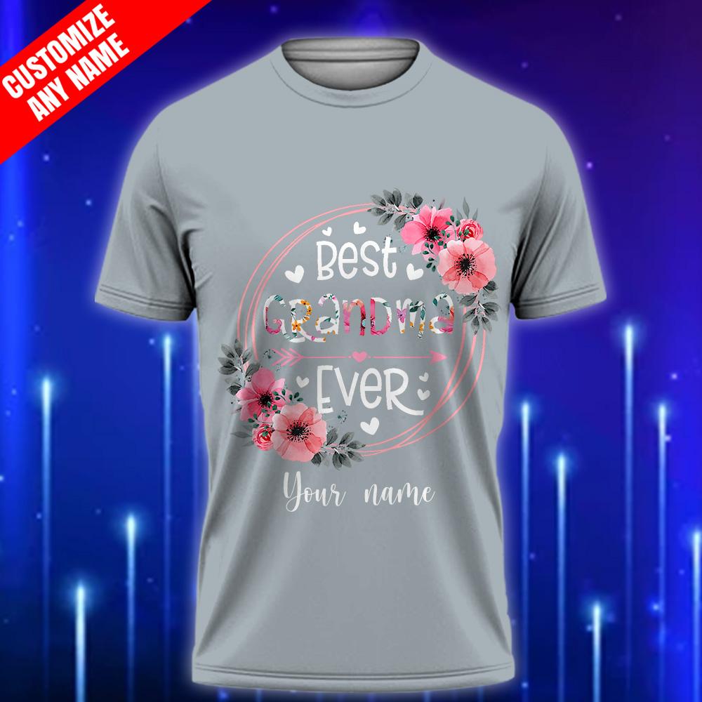 Custom_Grandma_T-Shirt_-_Best_Grandma_Ever_Shirt_E28093_Perfect_Gift_from_Grandkids_Grey