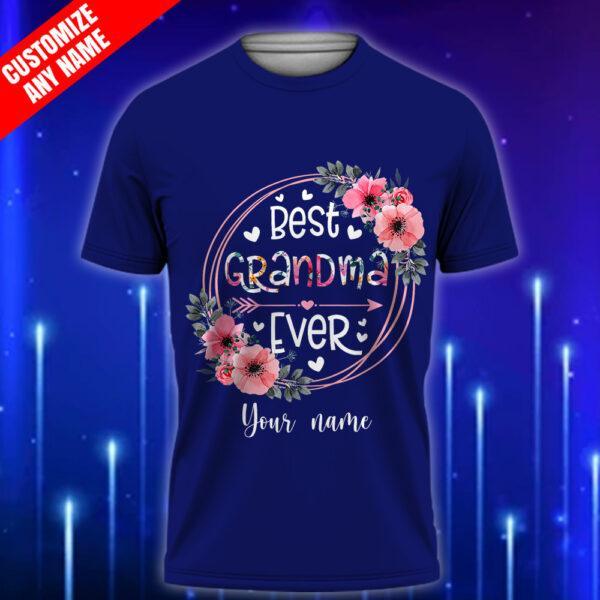 Custom_Grandma_T-Shirt_-_Best_Grandma_Ever_Shirt_E28093_Perfect_Gift_from_Grandkids_Navy