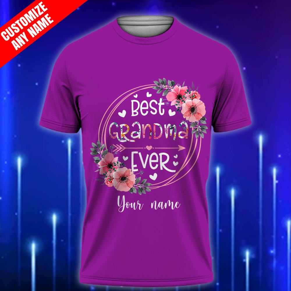 Custom_Grandma_T-Shirt_-_Best_Grandma_Ever_Shirt_E28093_Perfect_Gift_from_Grandkids_Purple