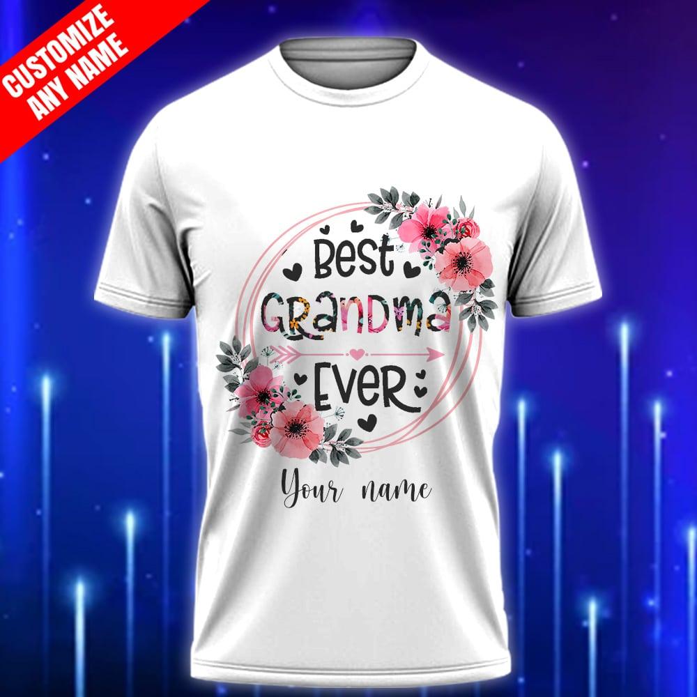 Custom_Grandma_T-Shirt_-_Best_Grandma_Ever_Shirt_E28093_Perfect_Gift_from_Grandkids_White