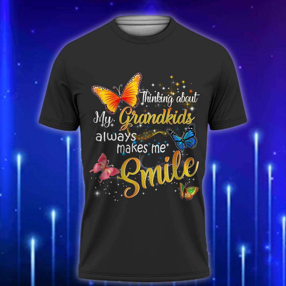 Custom_Grandma_T-Shirt_Thinking_About_My_Grandkids_Always_Makes_Me_Smile_Black