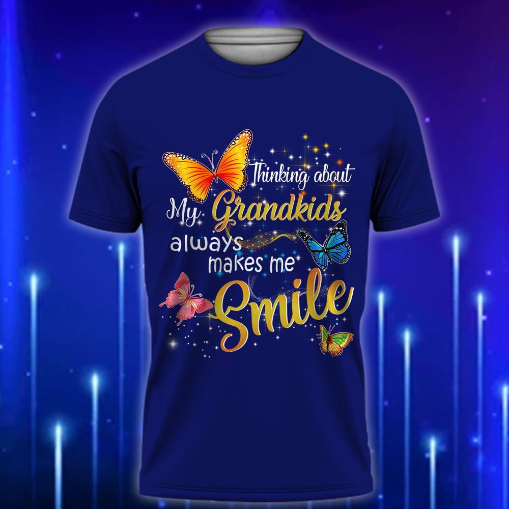 Custom_Grandma_T-Shirt_Thinking_About_My_Grandkids_Always_Makes_Me_Smile_Navy