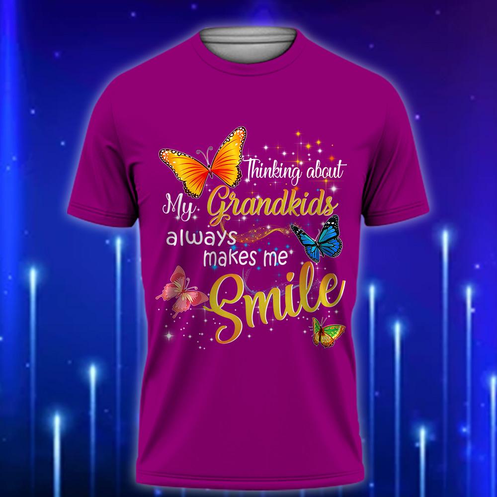 Custom_Grandma_T-Shirt_Thinking_About_My_Grandkids_Always_Makes_Me_Smile_Violet