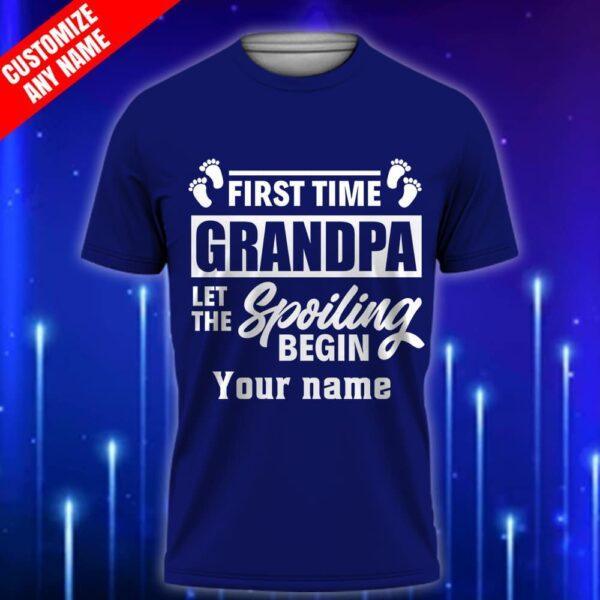Custom_Grandpa_T-Shirt_2025_-_First_Time_Grandpa_Shirt_-_Let_the_Spoiling_Begin_Navy
