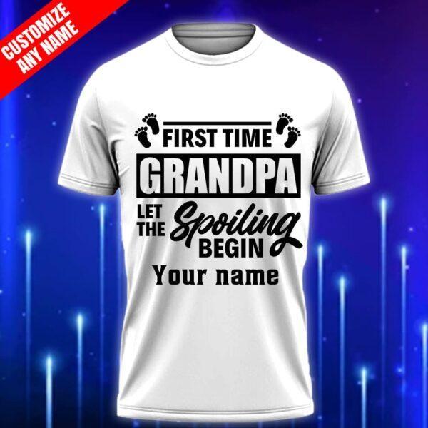 Custom_Grandpa_T-Shirt_2025_-_First_Time_Grandpa_Shirt_-_Let_the_Spoiling_Begin_White