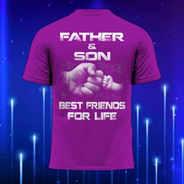 Father_and_Son_Best_Friends_for_Life_Shirt_2025_The_Ultimate_Custom_Father_T-Shirt_Purple
