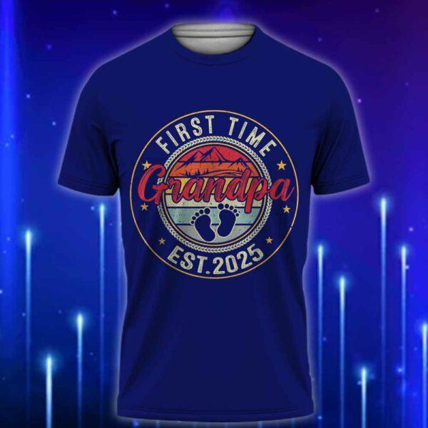 New_Grandpa_T-Shirt_for_2025_E28093_Fun_Gift_for_First_Time_Grandpas_Navy
