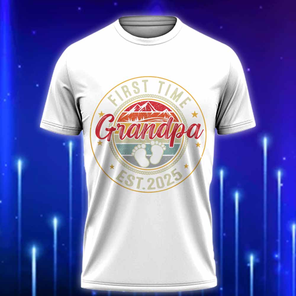 New_Grandpa_T-Shirt_for_2025_E28093_Fun_Gift_for_First_Time_Grandpas_White