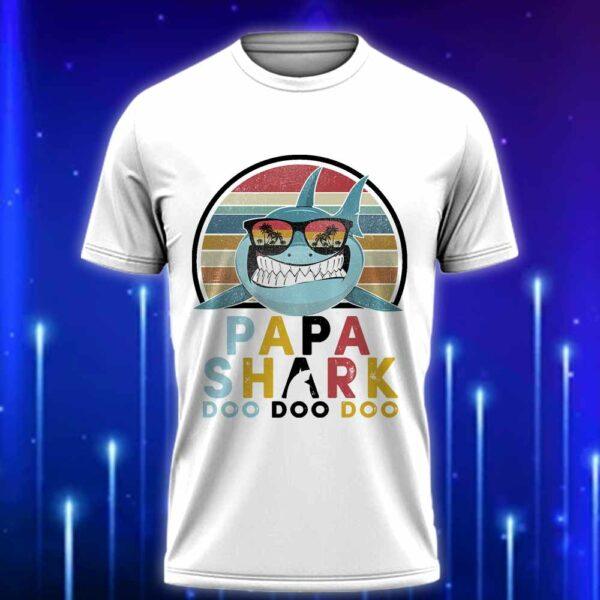 Papa_Shark_Doo_Doo_Doo_T-Shirt_E28093_A_Fun_26_Adorable_Shirt_for_Every_Proud_Dad_White