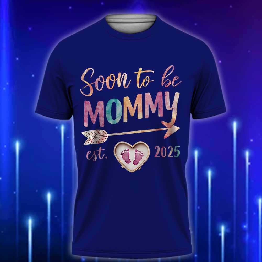 Soon_To_Be_Mommy_2025_T-Shirt_E28093_The_Cutest_Gift_for_First-Time_Moms_Navy