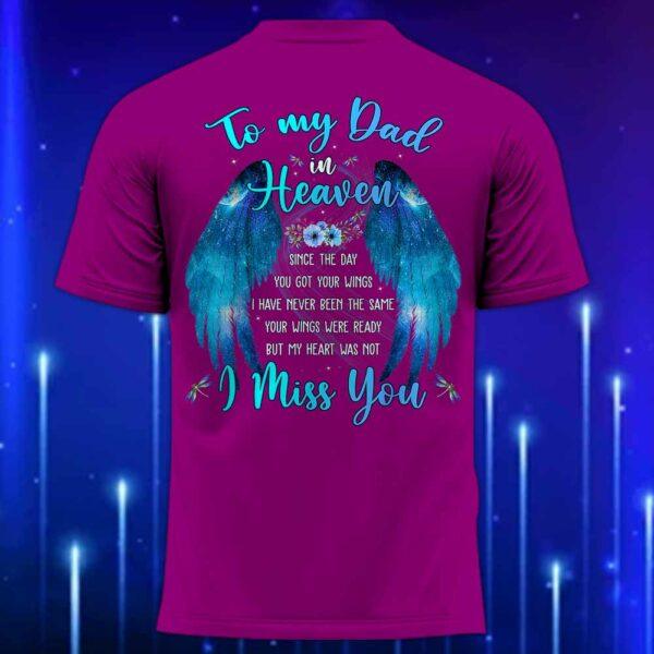 To_My_Dad_in_Heaven_T-Shirt_-_Memorial_T-Shirt_for_Dad_Purple