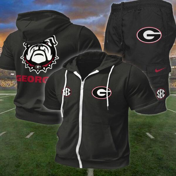 GISZKPPCDE Custom Set Hoodie Short