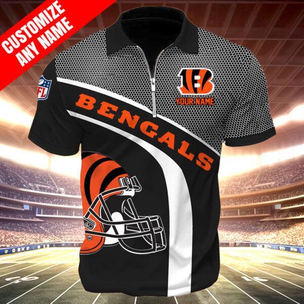 XRGLHJA Custom Zipper Polo Shirt