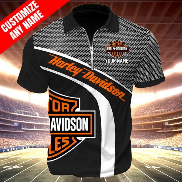 KPVZXOE Custom Zipper Polo Shirt