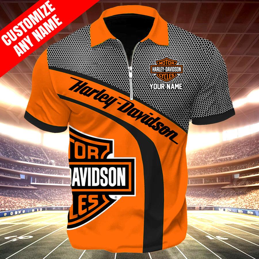 KPVZXOE Custom Zipper Polo Shirt - Image 2