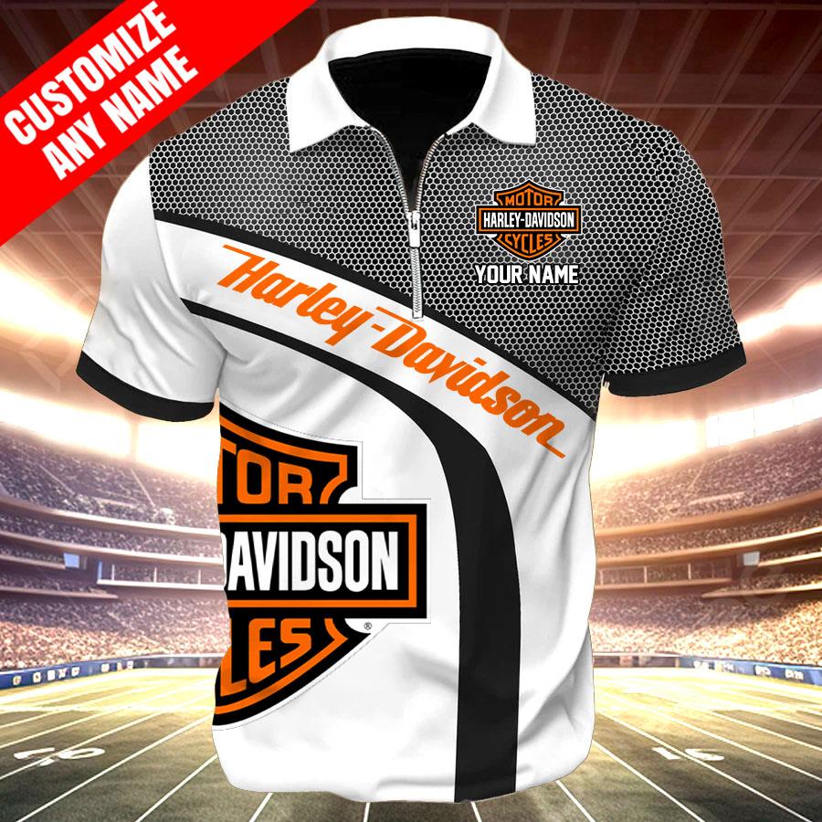 KPVZXOE Custom Zipper Polo Shirt - Image 3