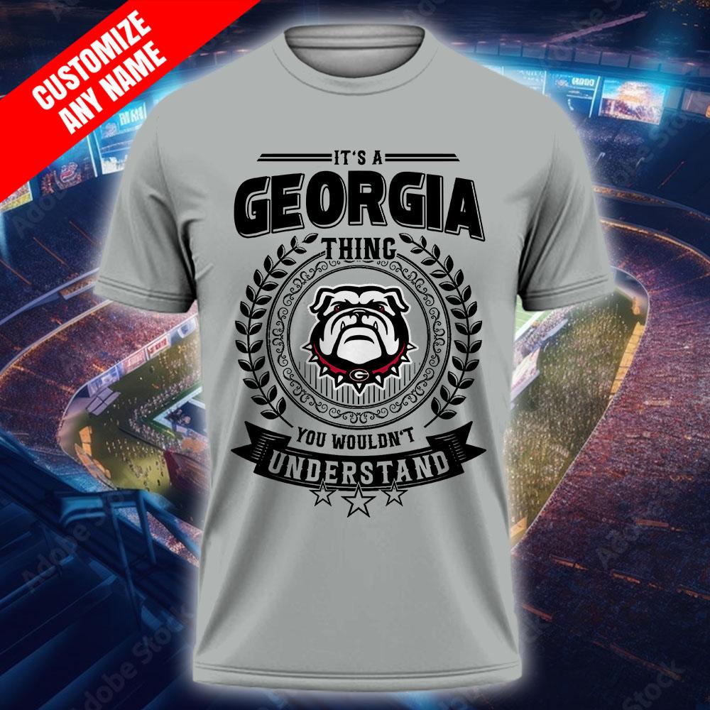 QSAKQDQ It's A Georgia Thing You Wouldn't Understand T-Shirt - Image 2