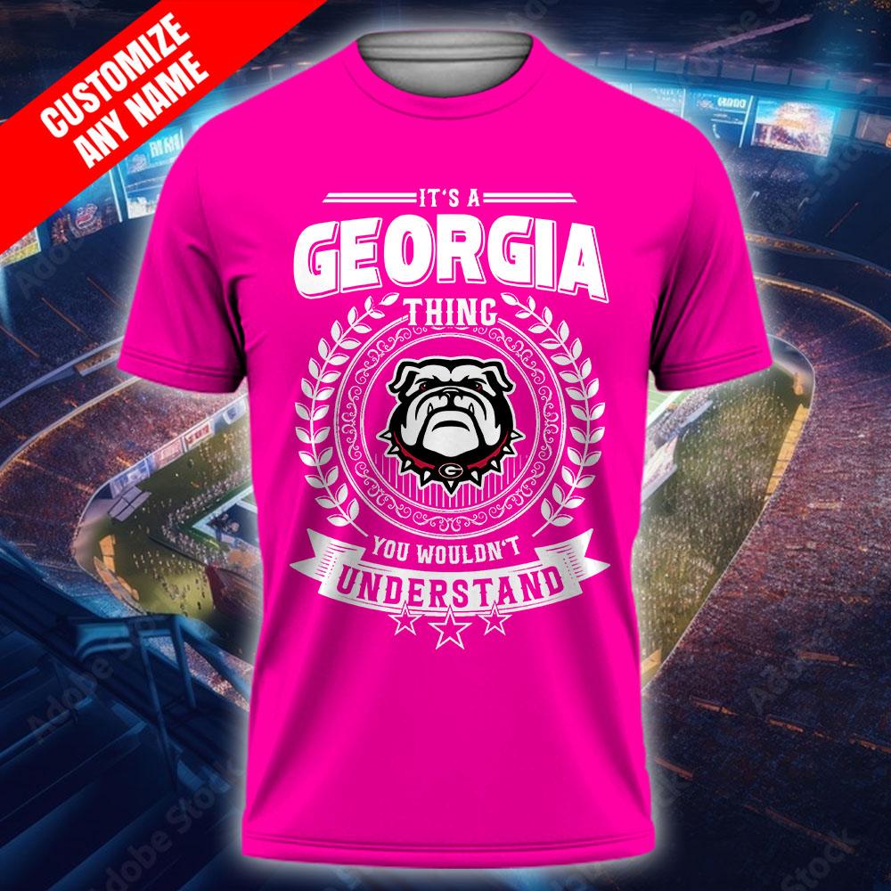QSAKQDQ It's A Georgia Thing You Wouldn't Understand T-Shirt - Image 3