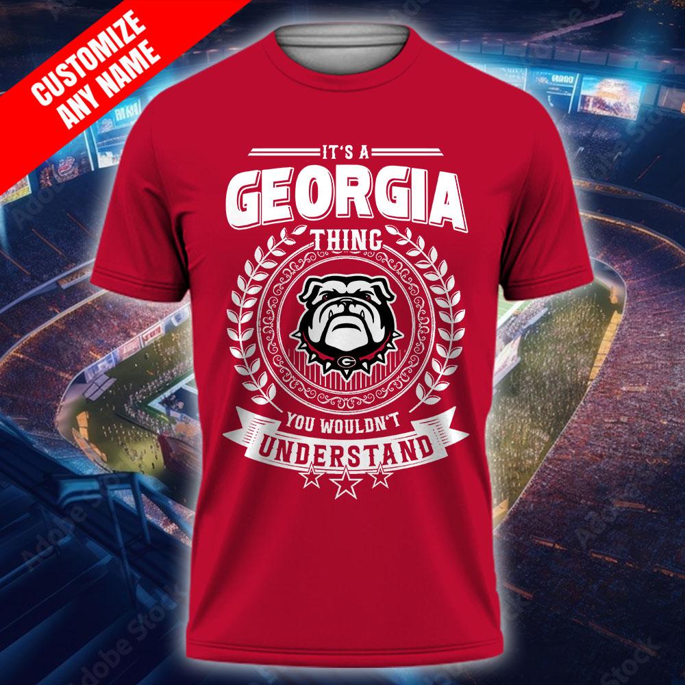 QSAKQDQ It's A Georgia Thing You Wouldn't Understand T-Shirt - Image 4