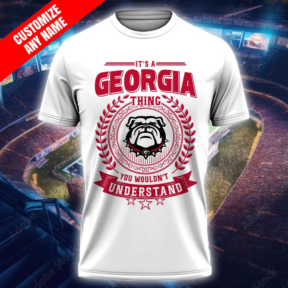 QSAKQDQ It's A Georgia Thing You Wouldn't Understand T-Shirt - Image 5