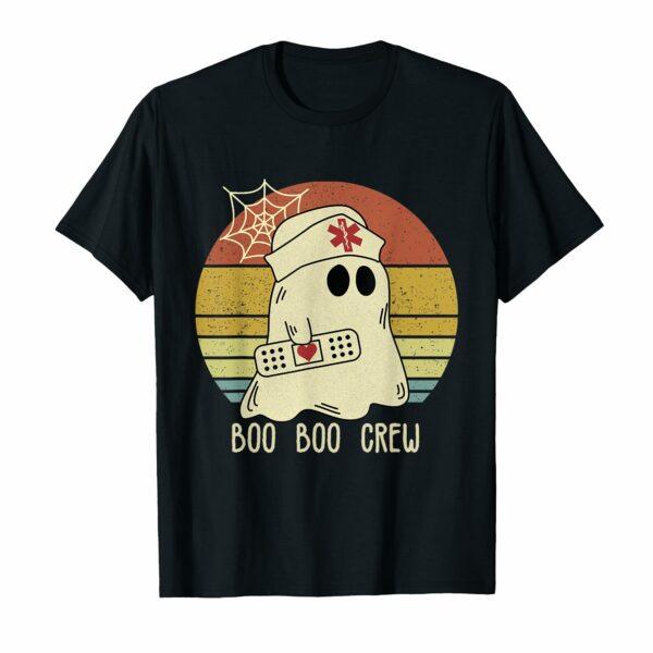 Boo Boo Crew Nurse Halloween Nurse for Women T-Shirt