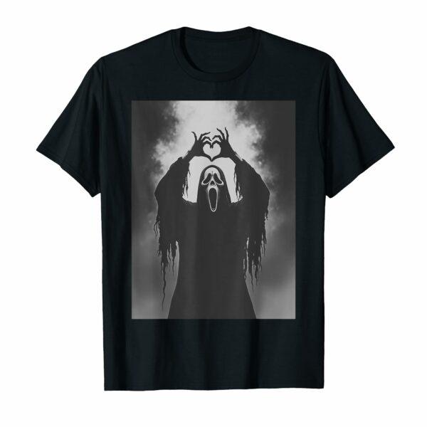 Scary Face Horror Poster Halloween T-Shirt