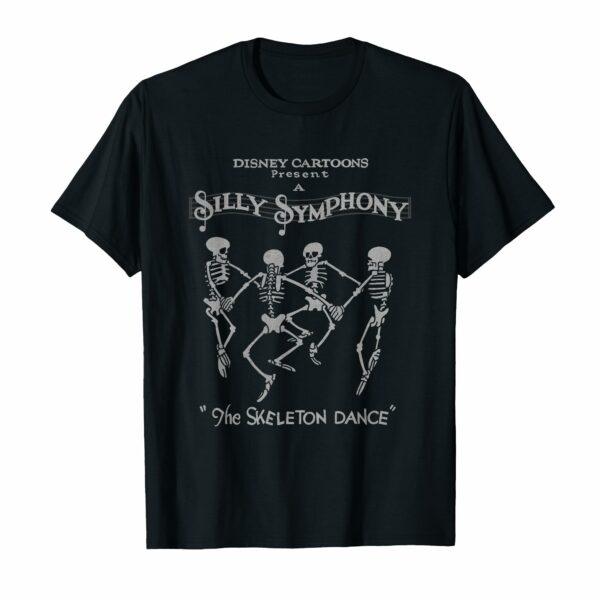 Silly Symphonies The Skeleton Dance Vintage Logo T-Shirt