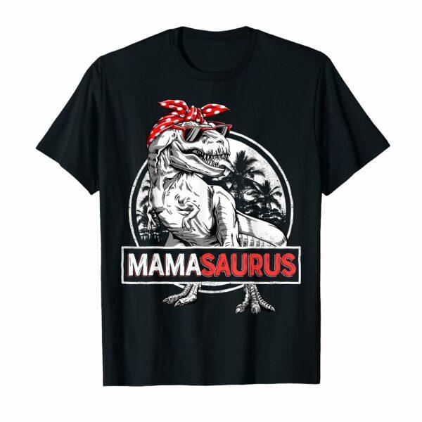 Mamasaurus T-rex Dinosaur Funny Mama Saurus Mother's Family T-Shirt