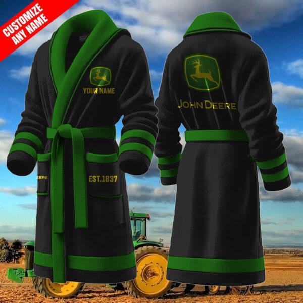 JIPSHFV Fleece Bathrobe