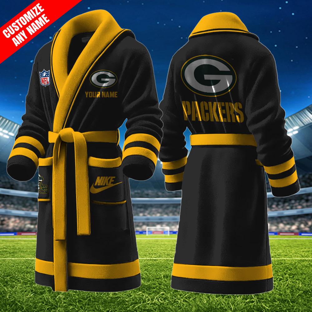 YIIWQGE Fleece Bathrobe