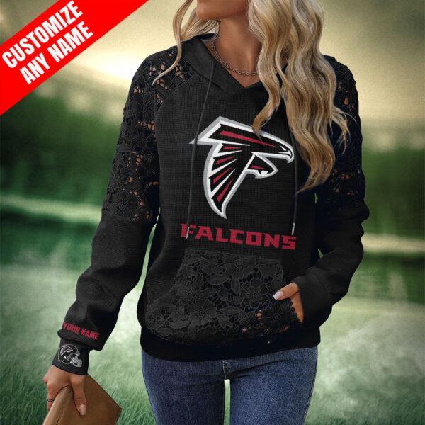 TPZWWCE Women Floral Lace Hoodie