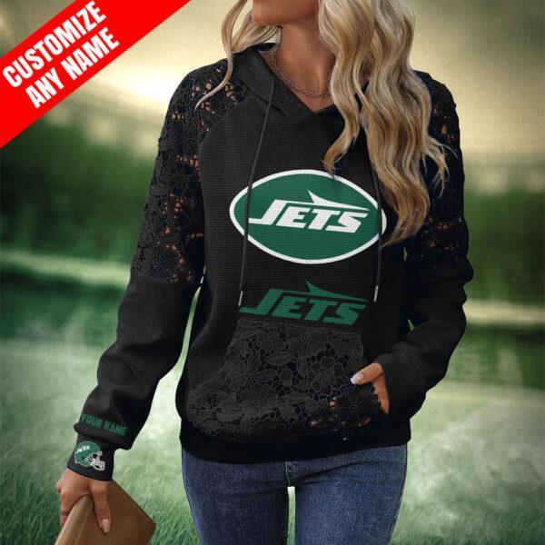 KZDOMQC Women Floral Lace Hoodie