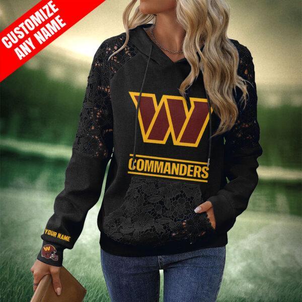 TLKTHEY Women Floral Lace Hoodie