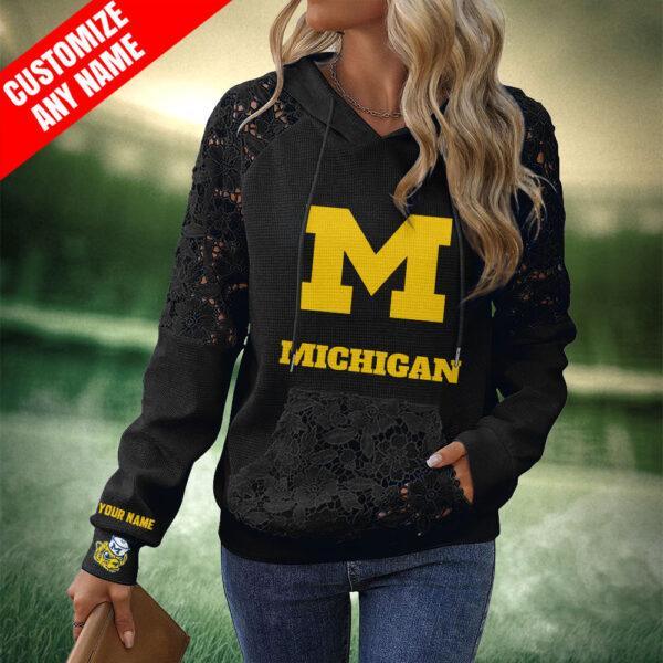 VZUKPJF Women Floral Lace Hoodie