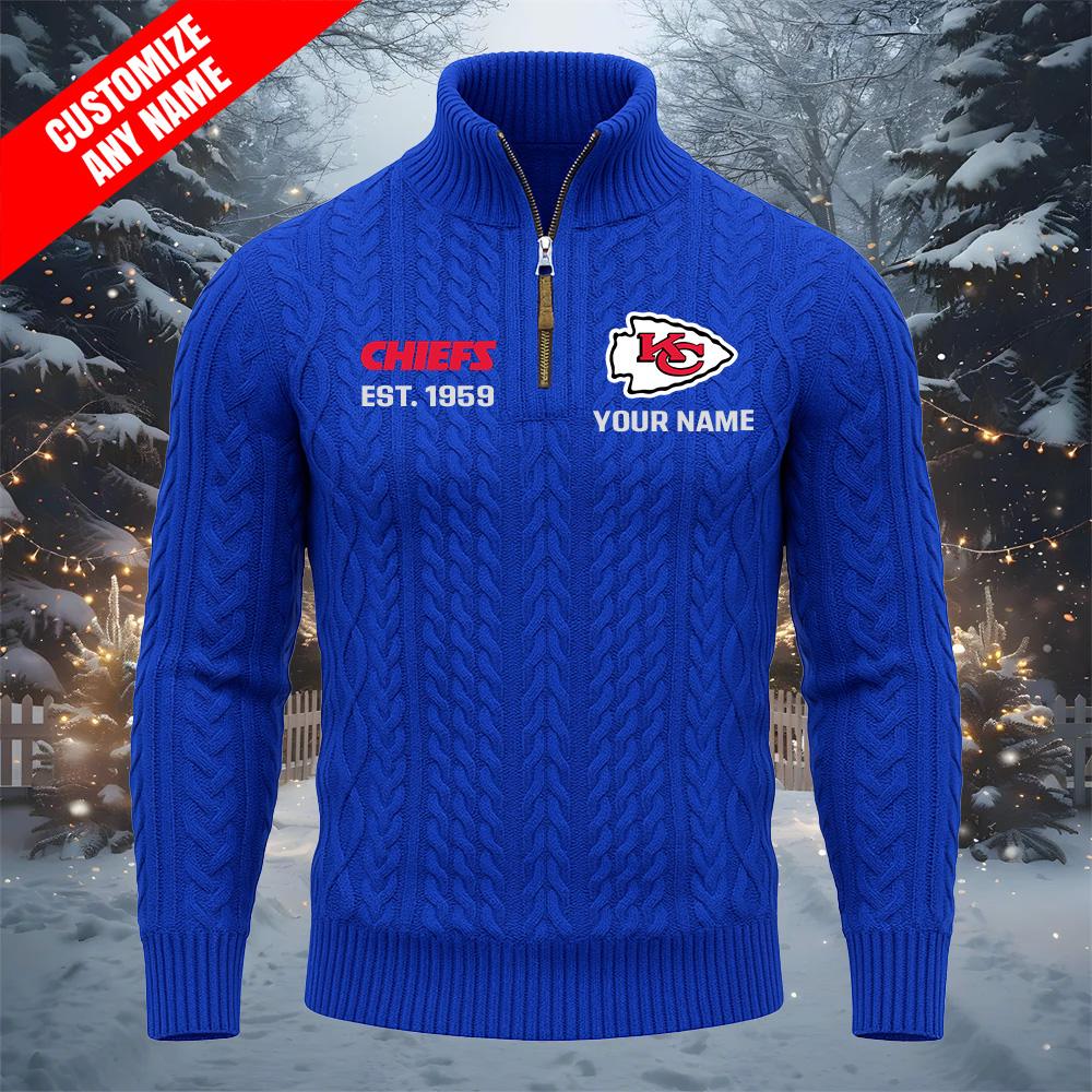 RPTULFE Quarter Zip Knit Sweater - Image 2
