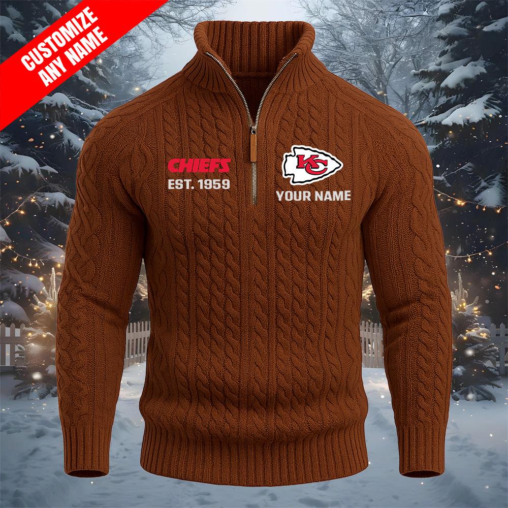 RPTULFE Quarter Zip Knit Sweater - Image 3