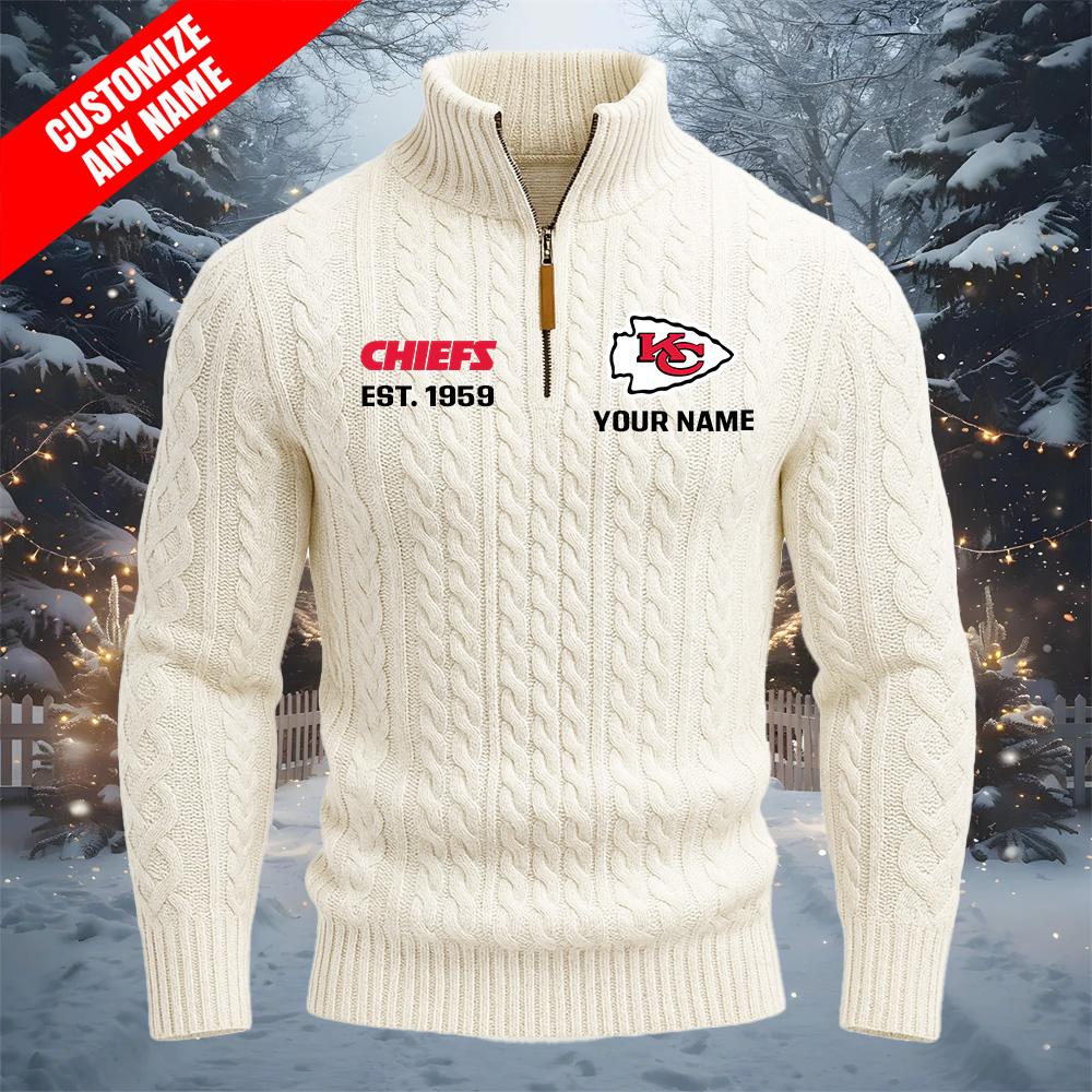 RPTULFE Quarter Zip Knit Sweater - Image 5