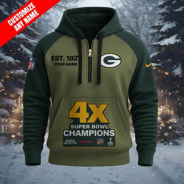 OMRXLNA Half Zip Heavy Hoodie
