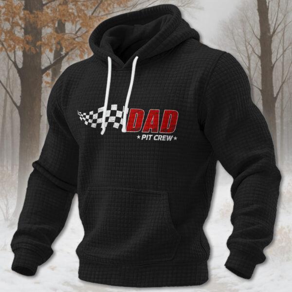 Dad Pit Crew Hoodie – Race Car Family Matching 2026