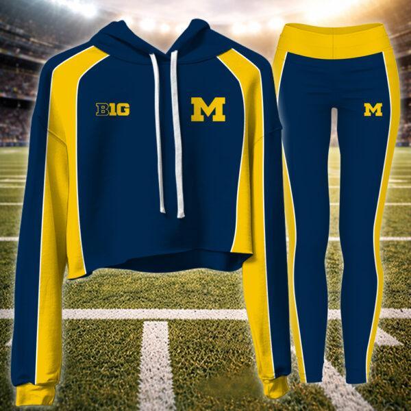 CFBAUVB Crop Hoodie Legging Set