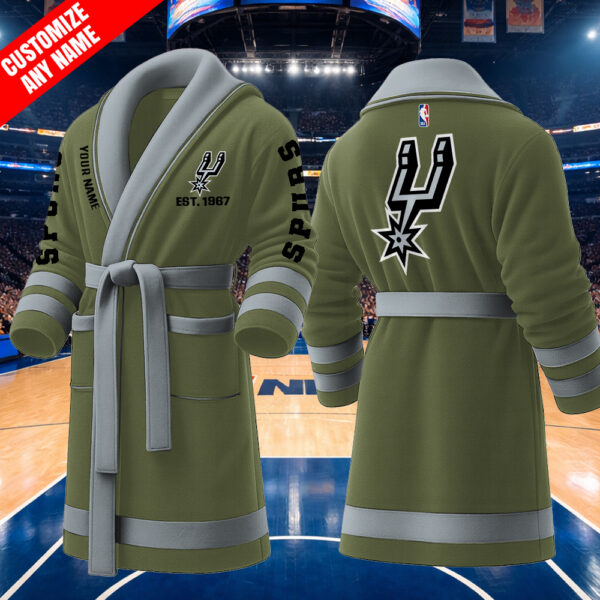 HYDWPOX Fleece Bathrobe
