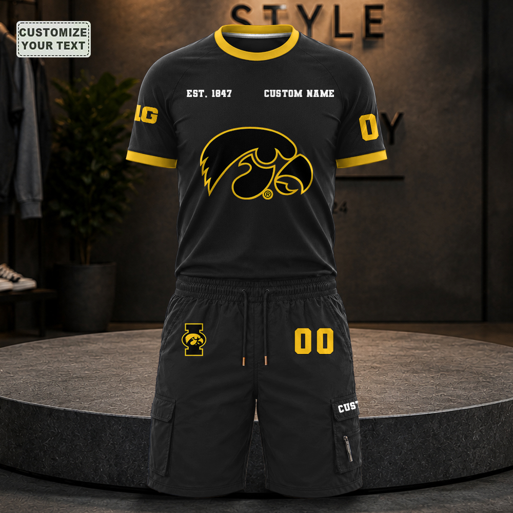 LITGURFFTH Custom Premium Ring-Spun Cotton T-Shirt and Short - Image 2
