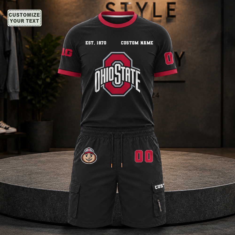 BSVIHQHKCT Custom Premium Ring-Spun Cotton T-Shirt and Short - Image 2