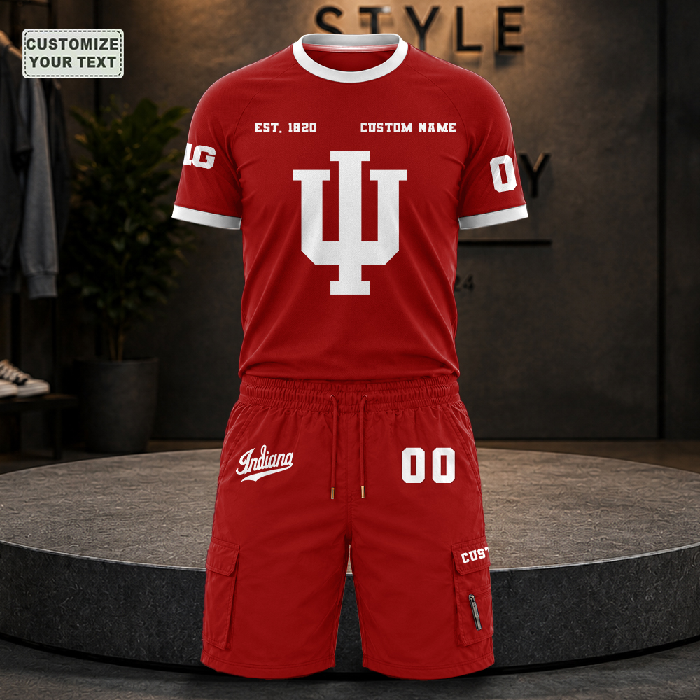 URQKEINGMF Custom Premium Ring-Spun Cotton T-Shirt and Short - Image 3