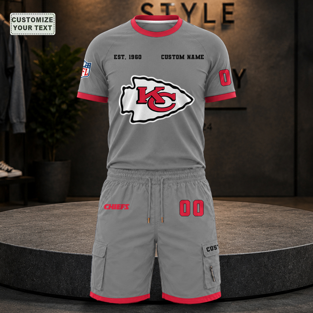 UEWWZLSZJO Custom Premium Ring-Spun Cotton T-Shirt and Short - Image 3
