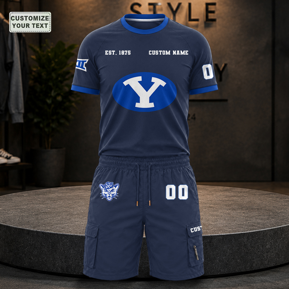 RYWQZLFFMT Custom Premium Ring-Spun Cotton T-Shirt and Short - Image 5