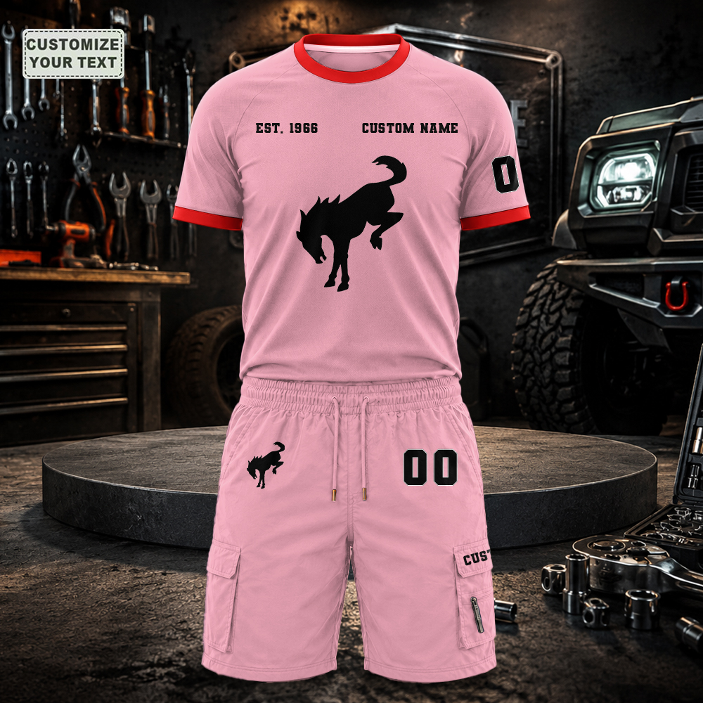 SJCQADIXOV Custom Premium Ring-Spun Cotton T-Shirt and Short - Image 6