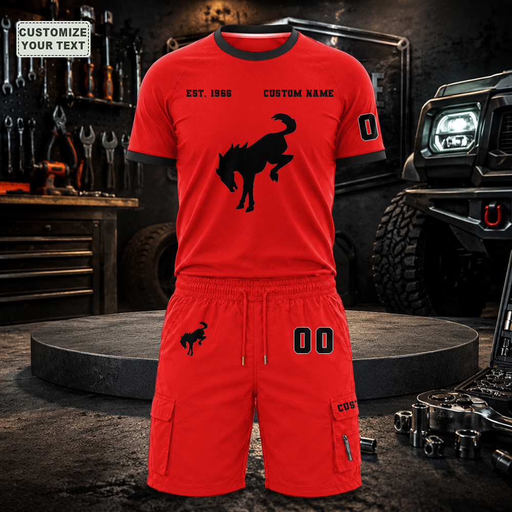 SJCQADIXOV Custom Premium Ring-Spun Cotton T-Shirt and Short - Image 7