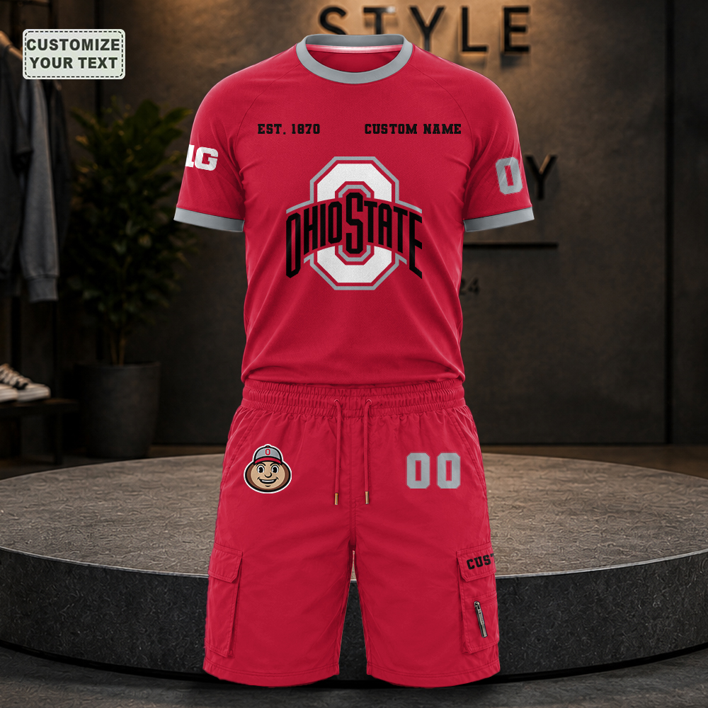 BSVIHQHKCT Custom Premium Ring-Spun Cotton T-Shirt and Short - Image 7